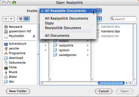 RP 170a1 Open File Dialog