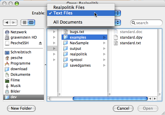 RP 170a2 Open File Dialog